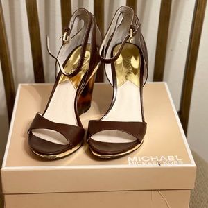 Michael Kors Maribella Tortoise Wedges
